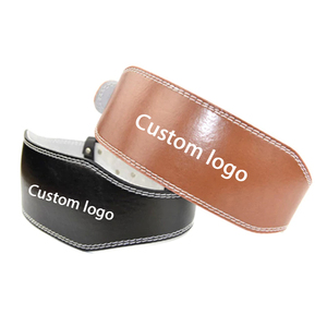 Adjustable Fitted Gym <b>Weight</b> Lifting Belt Heavy Duty Genuine Leather Bodybuilding Belts Standard International <b>Training</b> - Product Image 1