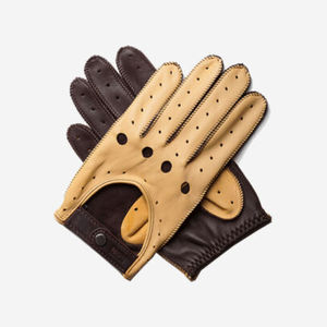 ถุงมือหนังแกะแบบเรียบสำหรับขับรถ ผู้ชาย ผู้หญิง - Product Image 1