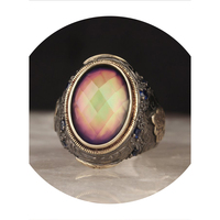 Anillo de Plata de Ley 925 con Incrustaciones de Piedras Preciosas, Estilo Clásico para Hombre, para Boda, Compromiso o Aniversario