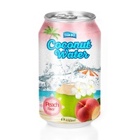 Oem Aanpasbare 330Ml Kokoswaterdrank Fabrieksprijs Private Label Drank Natuurlijk Vruchtensap Verwerkt Gedroogde Stijl