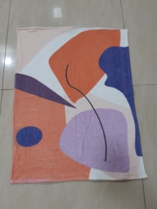 RUDRA APPARELS ผ้าขนหนูผ้าฝ้ายพิมพ์ลายแบบซับลิเมชั่น-เป็นมิตรกับสิ่งแวดล้อม แห้งเร็ว ลายการ์ตูน ใช้สำหรับชายหาด รุ่น 031 - Product Image 2