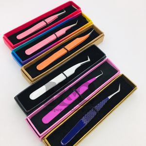 แหนบต่อขนตาแบบใหม่ สำหรับต่อขนตาแบบยั่งยืน พร้อมโลโก้  แหนบต่อขนตาแบบมิงค์  อุปกรณ์ต่อขนตา แหนบต่อขนตา - Product Image 5