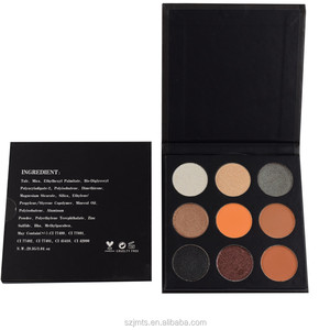 Bán buôn DIY Eyeshadow <span class=keywords><strong>Black</strong></span> Palette 9 màu bóng mắt dễ dàng màu Vegan nhãn hiệu riêng bóng mắt - Product Image 5