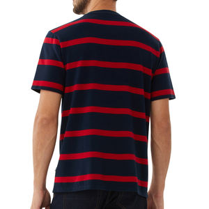 Camisetas de Algodón para Hombre, Diseño Personalizado, Cuello Redondo, Estilo Urbano, Patrón Sólido, Tela Jersey de 220g, Verano, Casual, Manga Corta - Product Image 3