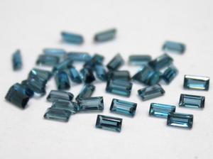 6X12mm Baguette Cut Natural London Blue Topaz "Precio de fábrica al por mayor Piedra preciosa suelta facetada de alta calidad" Por quilate | Topacio - Product Image 4