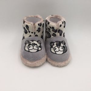 Botas de casa con bordado de leopardo bordadas para niños, zapatos para niños, venta al por mayor, Económicos - Product Image 2