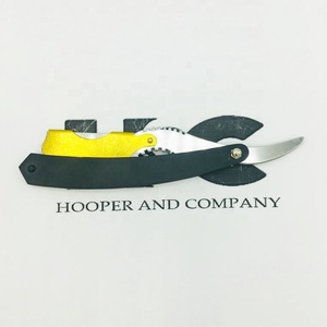 New Design Stainless Steel Straight Single Blade Barber Shaving Razor Private Label <b>Men's</b> Shaving Custom Logo Offer - Product Image 3