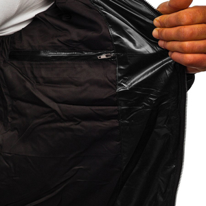 Blouson Bomber Homme OEM Automne avec Motif Visage Tendance, Doudoune à Capuche de Haute Qualité, Imperméable et Coupe-Vent - Product Image 5