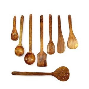 Juego de Cucharas de Cocina de Madera al por Mayor, Accesorios de Cocina, Juego de Cucharas para Servir Alimentos de Calidad Superior - Product Image 3