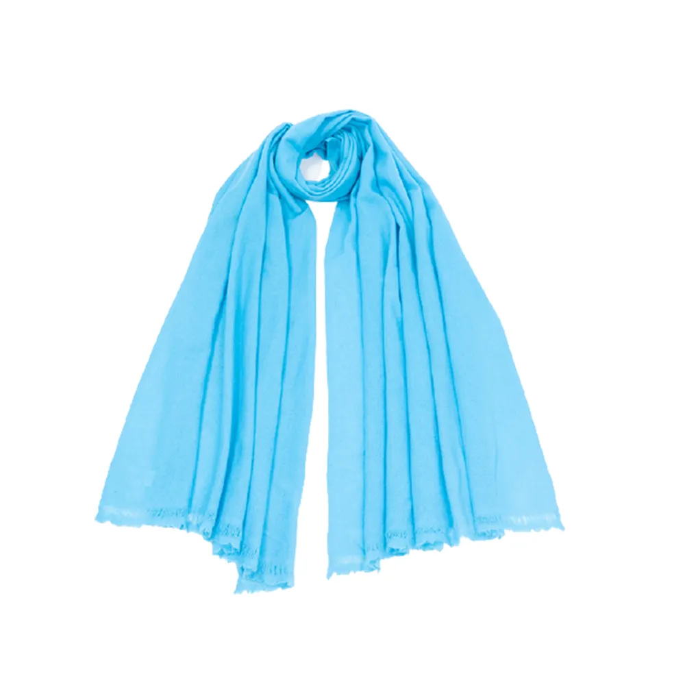 Bufanda de Cachemira suave Unisex, lana merina teñida de Color Natural, fabricante indio, venta al por mayor