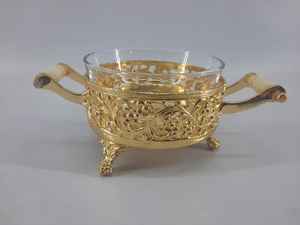 Cuenco de oro de 24 quilates para servir, artículo de regalo, tazón de fruta seca de oro de diseño único, decoración para el hogar y la Mesa - Product Image 4