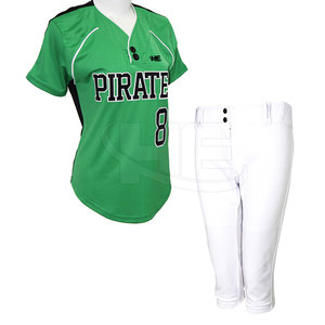 Ensemble de boule Softball avec impression par Sublimation, uniforme de Baseball pour femmes, vente en gros, - Product Image 2
