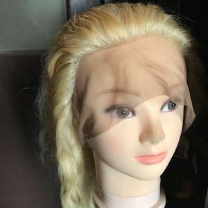 สีบลอนด์ #613วิกผม-ดิบต่อผมมนุษย์-หนังกำพร้าชิดผมมนุษย์ - Product Image 1