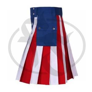 Hommes nouveau noir modern utility kilt - Product Image 5