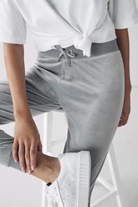 Nuevos pantalones de chándal Harem lisos para mujer Jogger de estilo callejero sostenible para invierno con frente plano - Product Image 4