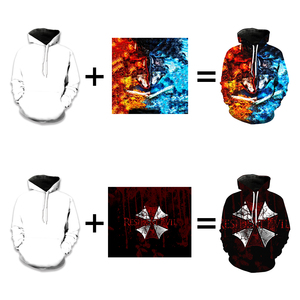 Sudaderas con capucha estampadas por sublimación 3D, 100% de poliéster, protección solar, Polar, secado rápido, humedad - Product Image 6