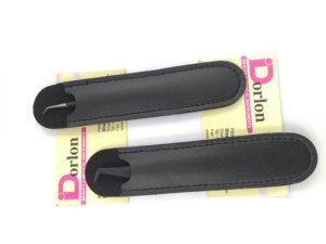 Pinces à cils professionnelles noires, étui individuel en PU pour pinces à cils, pinces à cils courbées de haute qualité pour cils volumineux - Product Image 6