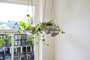 Nouveau Design attrayant, jardinière galvanisée suspendue et Pot de fleurs pour la maison, l'hôtel, la chambre à coucher et le salon - Product Image 6