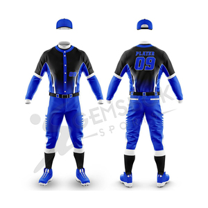 ชุดยูนิฟอร์มเบสบอลผู้ชายแบบสั่งทำพิเศษ พิมพ์ลายแบบ Sublimation ป้องกันแบคทีเรีย ป้องกันรังสียูวี แห้งเร็ว ระบายอากาศดี ดีไซน์ใหม่ ขายส่ง - Product Image 4