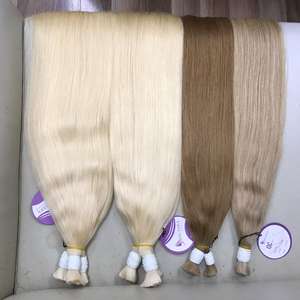 Extensions de cheveux malaisiens Remy — queen beauty, cheveux naturels en vrac, Super Double Drawn, lisses _ 100%, cheveux vierges - Product Image 5