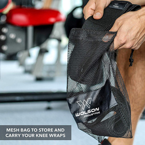 Rodilleras de neopreno Unisex de alta calidad, soporte transpirable para levantamiento de pesas para entrenamiento de gimnasia - Product Image 4