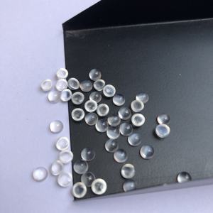 พลอยมูนสโตนสีขาวธรรมชาติ4มม. อัญมณีทรงหลังเบี้ยทรงกลมเรียบทรงหลวมคุณภาพระดับ AAA ขายส่งสำหรับทำเครื่องประดับ Alibaba - Product Image 1