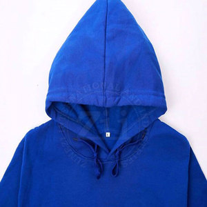 Sudadera con Capucha Personalizable de Alta Calidad para Hombre, Ecológica, Impermeable, de Algodón y Poliéster, para Invierno, Teñida en Color Liso - Product Image 3