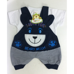 Newborn Baby Boy Girl Summer Romper Clothes Unisex Infant Cotton Solid Jumpsuit - Product Image 2