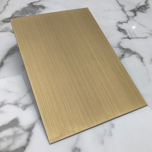 Lamiere in Acciaio Inossidabile 304 di Alta Qualità con Finitura Bronzo Satinato - Product Image 5