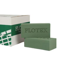 Bloc de mousse florale verte Flotex Premium de haute qualité, durable pour l'arrangement de fleurs fraîches, Noël, Thanksgiving, Pâques