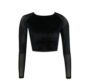 Vente en gros de t-shirts pour femmes de grande taille, de couleur verte, de qualité supérieure, à prix avantageux, avec broderie de plumes