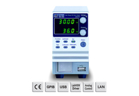 Alimentation électrique programmable à découpage DC série PSW GWINSTEK 30V-80V-160V-250V-800V 360W ~ 1080W, plusieurs gammes