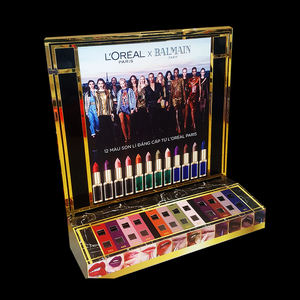 Bandeja de exhibición de cosméticos, diseño colorido, cara, labios, ojos y uñas - Product Image 4