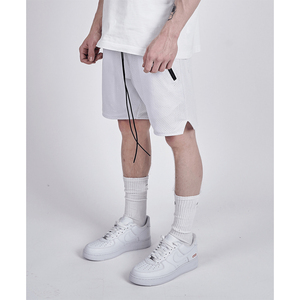 Short personnalisé en maille noire, avec poches latérales et cordon de serrage, pour hommes, femmes et enfants, personnalisé, tendance - Product Image 5