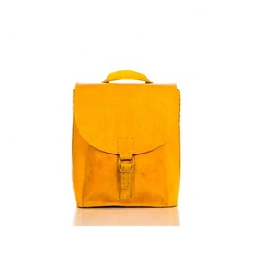 Sac en cuir véritable imperméable et jaune brillant Cuir de luxe pour femmes Cuir véritable Matériau à la mode - Product Image 2