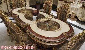 <span class=keywords><strong>Mobili</strong></span> per sala da pranzo intagliati <span class=keywords><strong>rosa</strong></span> reale Maharaja tavolo da pranzo in <span class=keywords><strong>legno</strong></span> massello intagliato <span class=keywords><strong>rosa</strong></span> <span class=keywords><strong>mobili</strong></span> per sala da pranzo <span class=keywords><strong>di</strong></span> lusso italiani - Product Image 3
