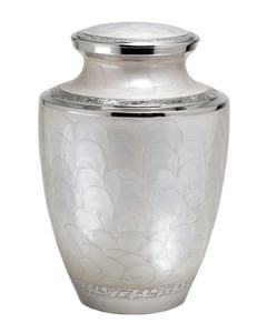 Alta calidad latón único aluminio 220 Cu pulgadas urna de cremación azul hogar pantalla nicho columbario precio al por mayor para uso adulto - Product Image 1