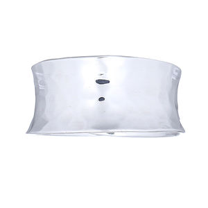 Anillos ajustables de plata de ley martillados - Product Image 2