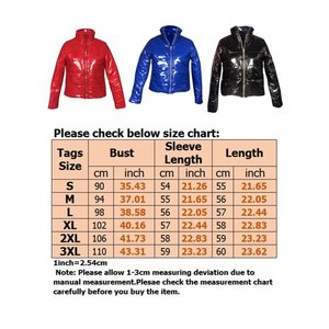 Chaqueta acolchada de Invierno para mujer, abrigo de burbujas, informal, con cremallera - Product Image 6