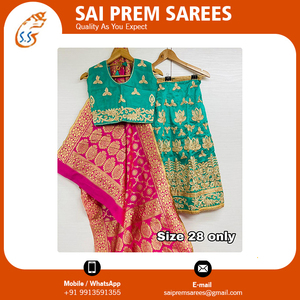 Mới Nhất Bộ Sưu Tập Trẻ Em <span class=keywords><strong>Lehenga</strong></span> Với Áo Thiết Kế Mới Chất Liệu Lụa Cho Những dịp Đặc Biệt Từ Ấn Độ Nhà Sản Xuất - Product Image 5