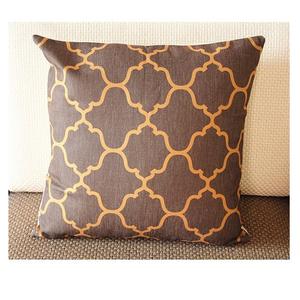 Simple pattern printed Organic Embroidered Soft <b>Cushion</b> with Lightweight Feel and Sustainable Appeal for Interior Comfort - Product Image 1