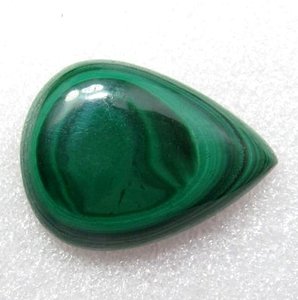 Malachite poire forme lâche pierres précieuses cabochon uni fabrication de bijoux qualité naturelle incroyable - Product Image 2