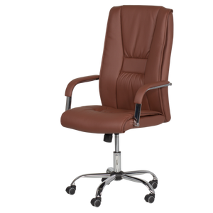 High Back Quality Manager Ergonómico Computadora PU Escritorio giratorio Silla de oficina con base de cromo pesado Carmen 6500 - 6 colores - Product Image 3