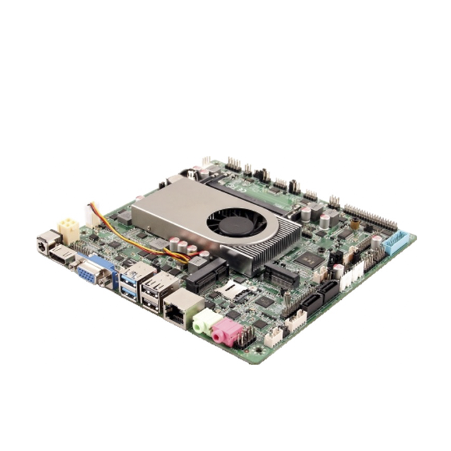 Sharerdp 17x17CM 12V Mini PC Motherboard Intel Core I5 6360U With DDR4L MSATA Mini PCIE WiFi Support 4G Model Wifi