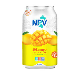 Vente en gros de véritable jus de mangue de marque privée 330ml peut meilleure qualité produit chaud boisson de jus de mangue - Product Image 1