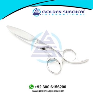 Ciseaux professionnels de cheveux de salon de vis de roulement de damas convexe de 5.75 pouces avec la conception décorative en gros pour l'usage de beauté - Product Image 2