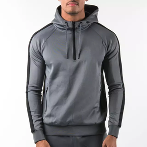 Sudadera con capucha gris para hombre de alta calidad Ropa de invierno hecha a medida con el último estilo A un precio razonable Incluye técnica lavada - Product Image 1