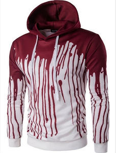 เสื้อฮู้ดผ้าฝ้ายอินทรีย์โอเวอร์ไซส์สำหรับผู้ชายพิมพ์ลายแนวสตรีท - Product Image 2