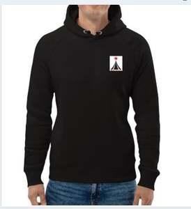 Sudaderas con capucha ajustadas para hombre, venta al por mayor, sudadera de 320g, logotipo de impresión personalizado de alta calidad, suéter liso con capucha, grueso y pesado - Product Image 1