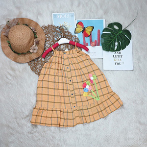 ชุดเดรสเด็กผู้หญิงแขนกุดลำลองฤดูร้อนทำมือในเวียดนามสำหรับเด็ก - Product Image 1